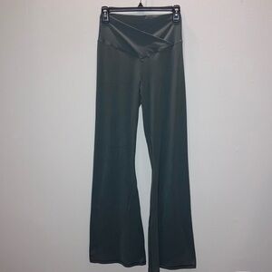 Aerie Offline flare leggings with crossover waist